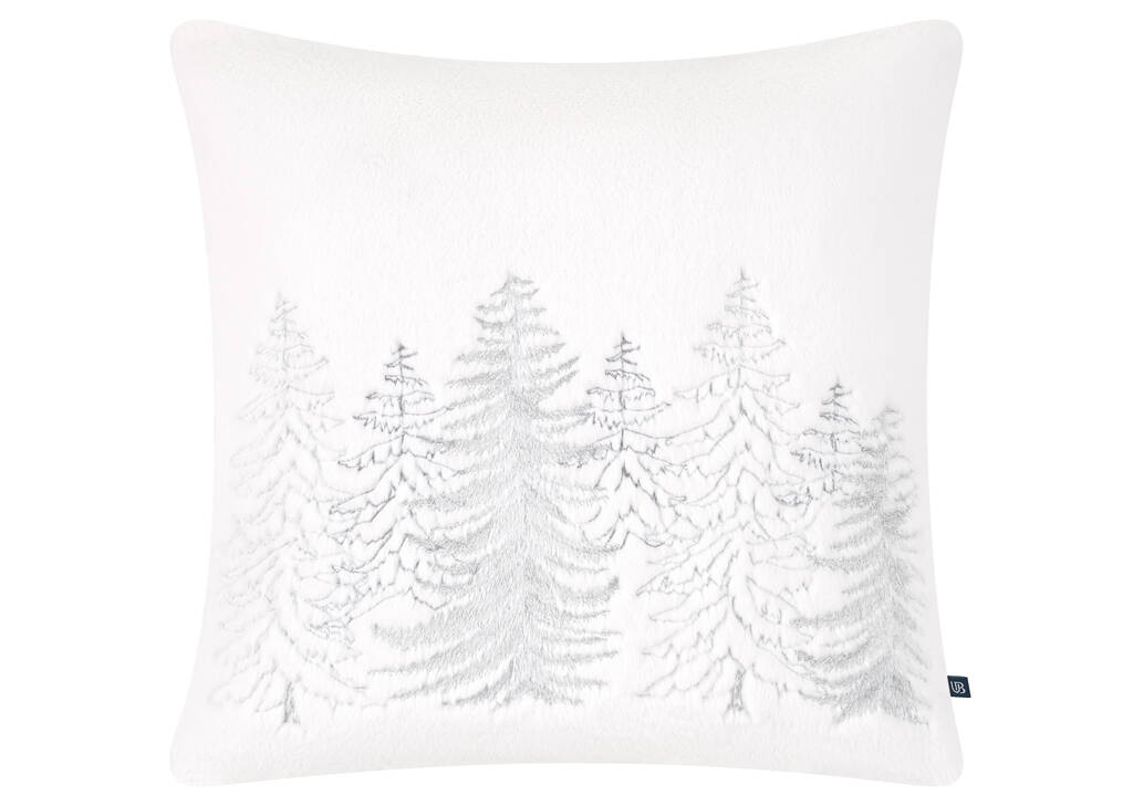 Forest Pillow 20x20 White