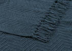 Elan Chenille Throw Navy