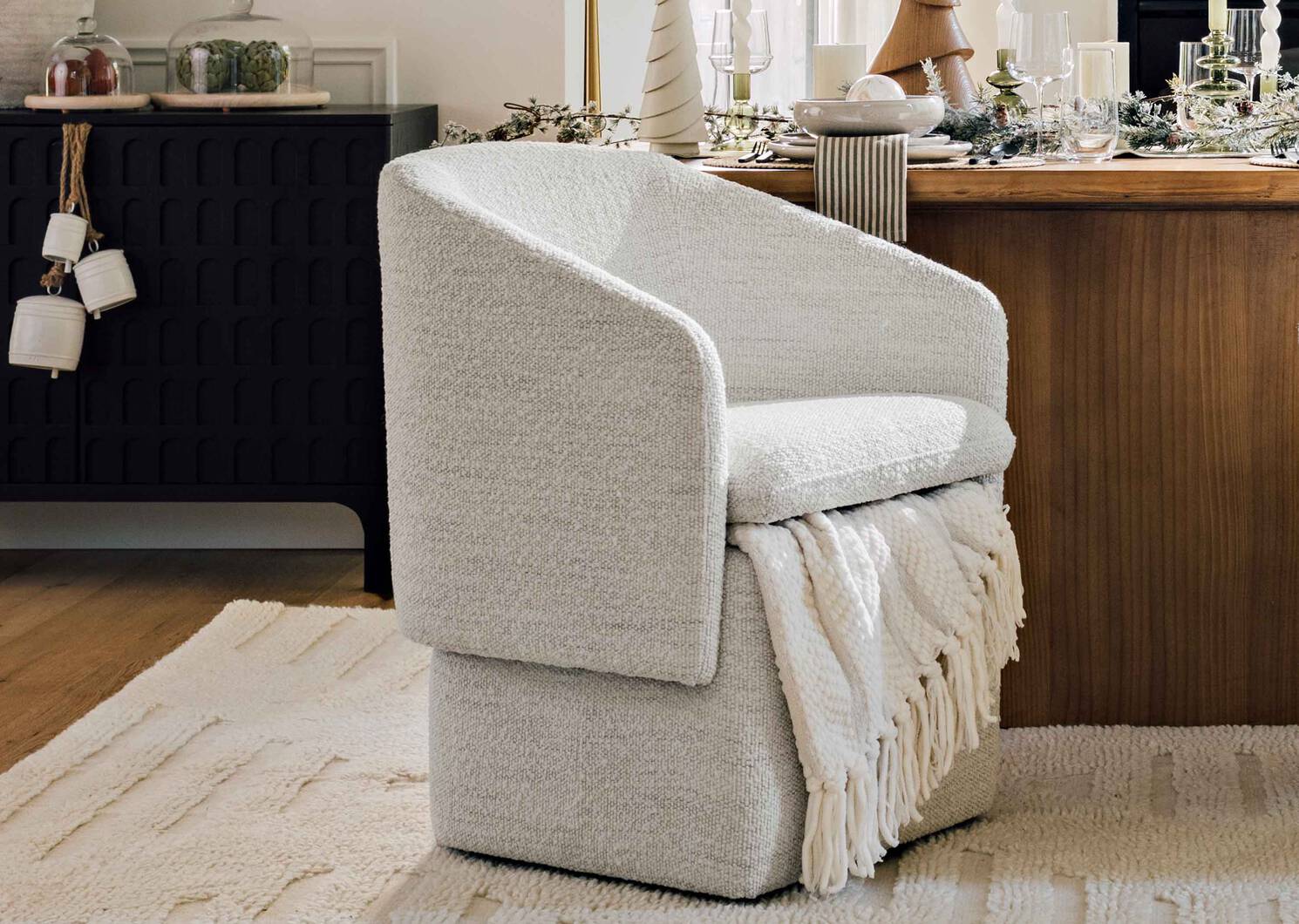 Sinatra Storage Chair -Luly Ivory