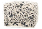 Bari Pouf Black/Natural
