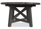 Ironside Ext Dining Table Rnd -Smoke