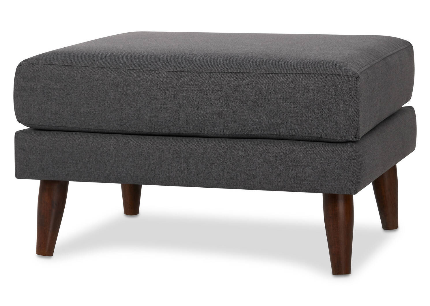 Santana Ottoman -Taylor Charcoal