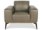 Fauteuil en cuir Alton
