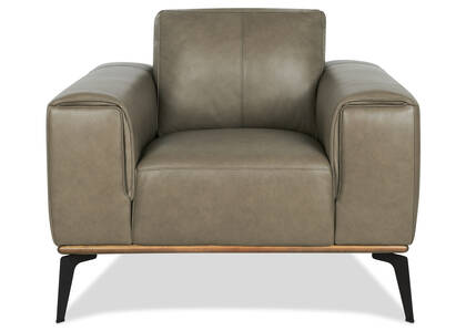 Fauteuil en cuir Alton -Mira pierre