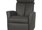 Hendrick Leather Recliner -Tre Graphite