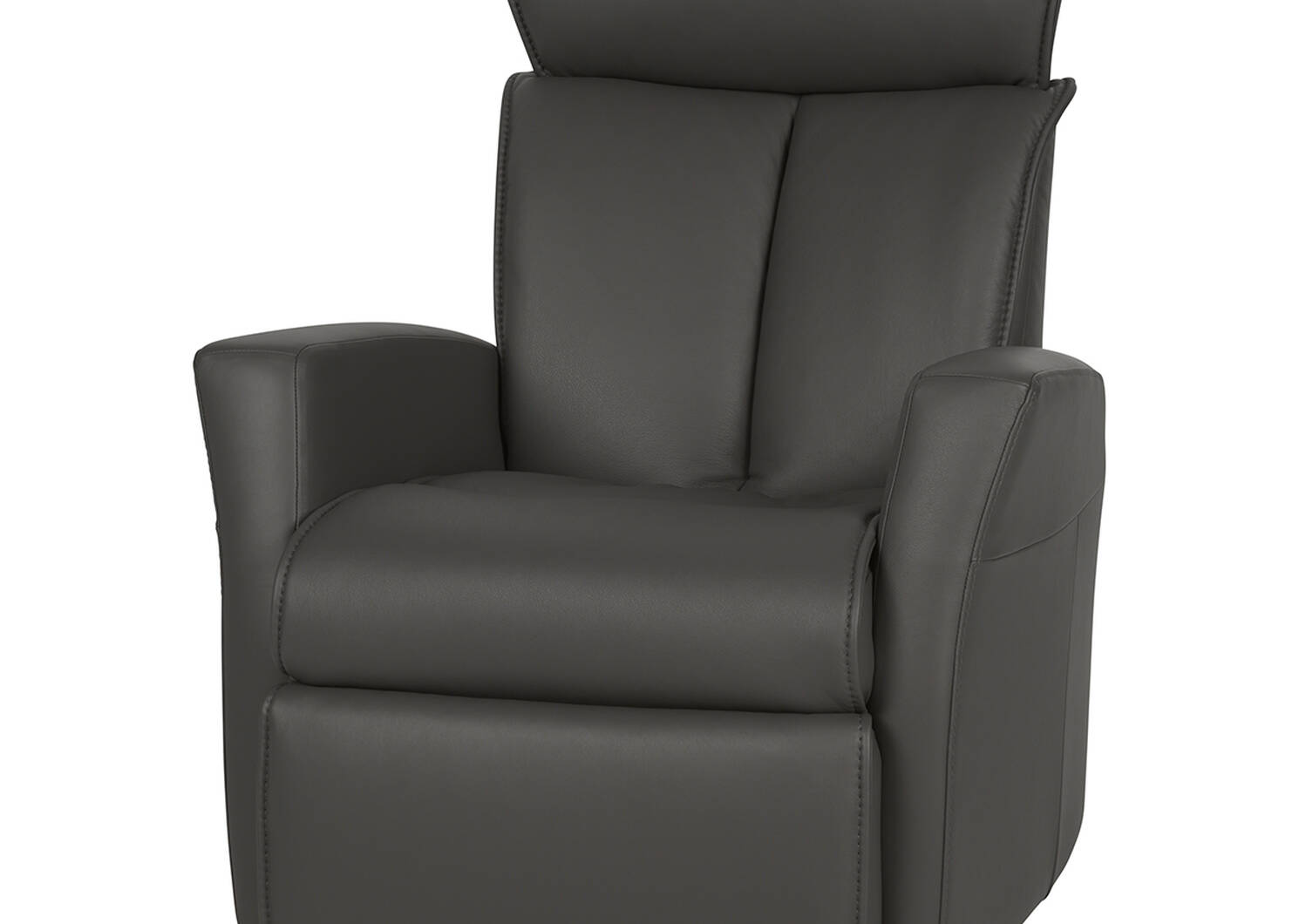 Hendrick Leather Recliner -Tre Graphite