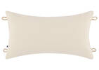 Coussin rayé Ruiz 12x22 naturel/noir