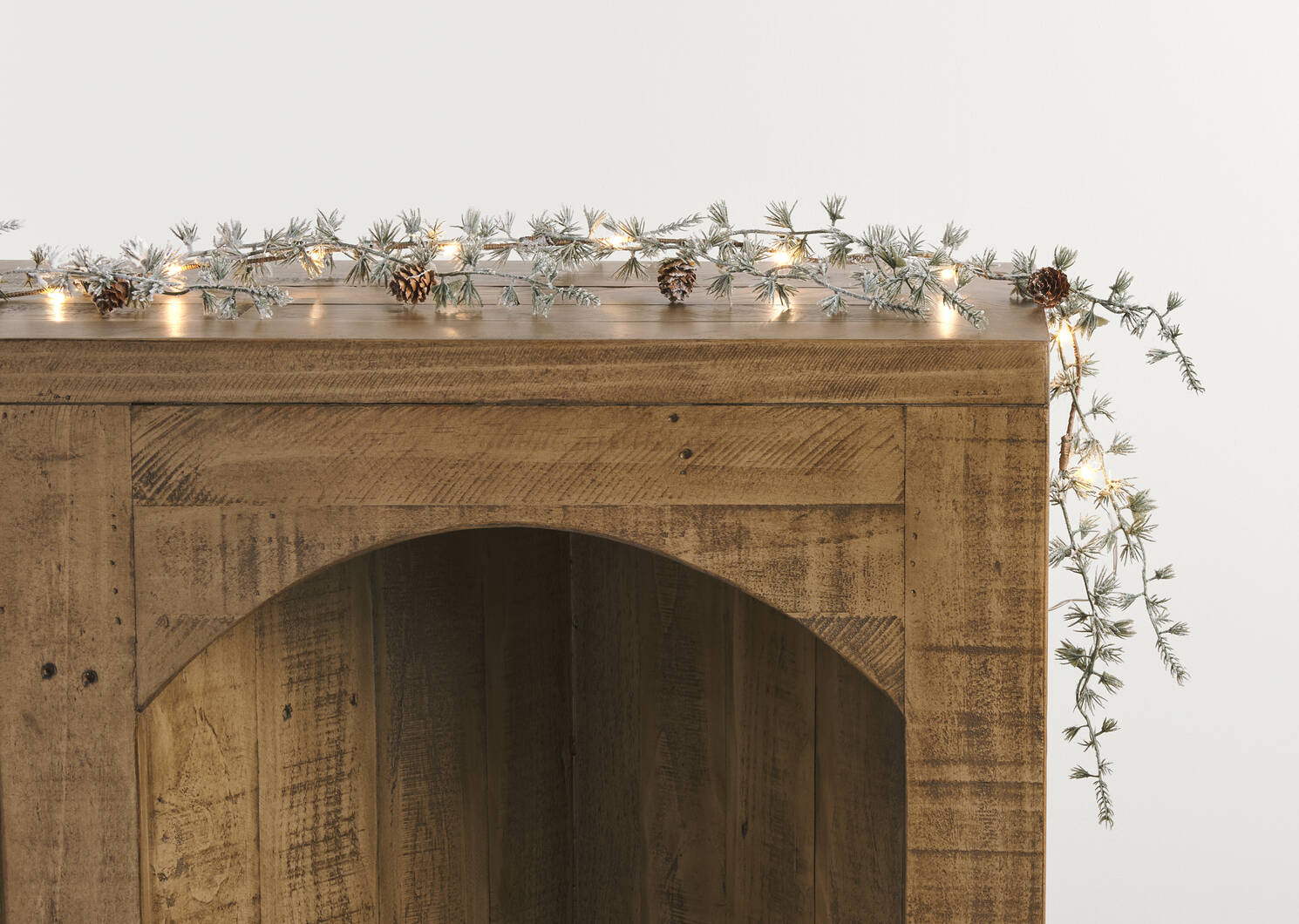 Snowy Pine LED Garland