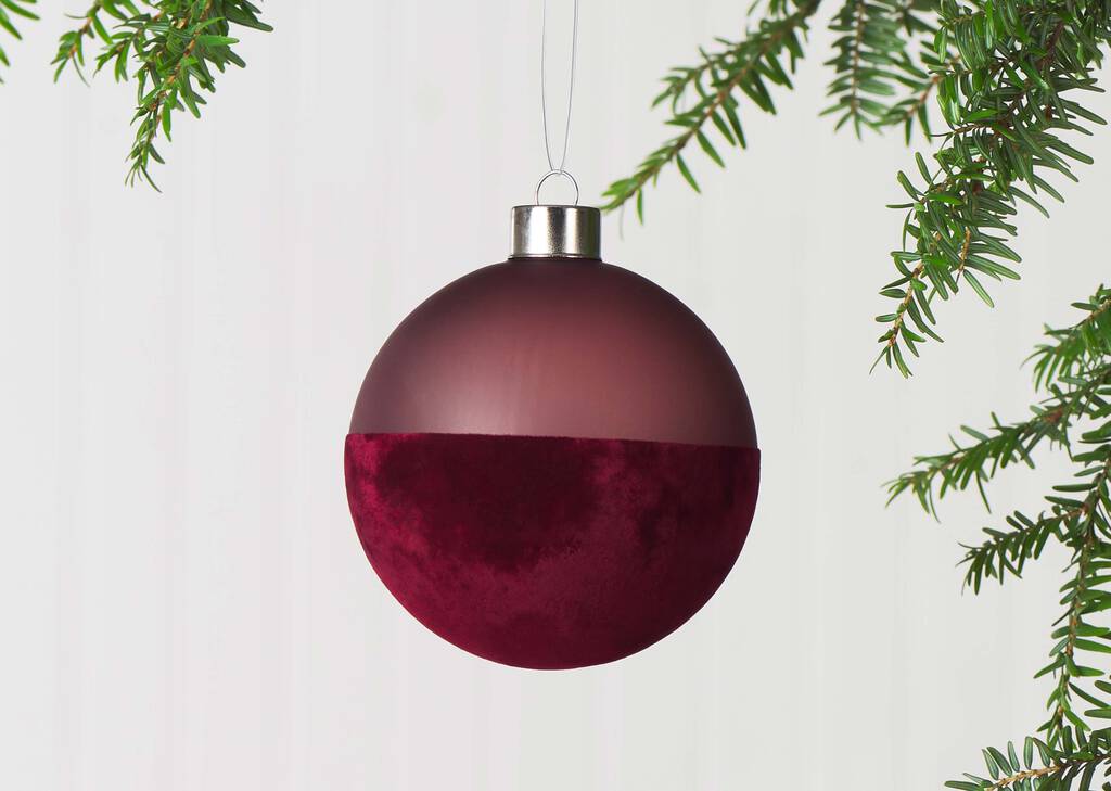 Boule Noelle rouge