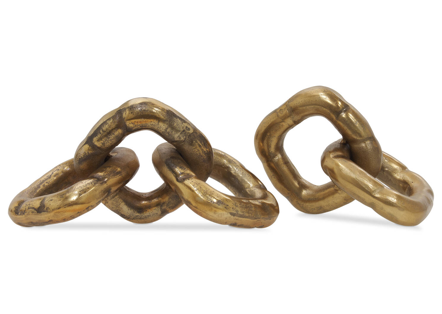 Ganon 2 Links Decor Antique Brass