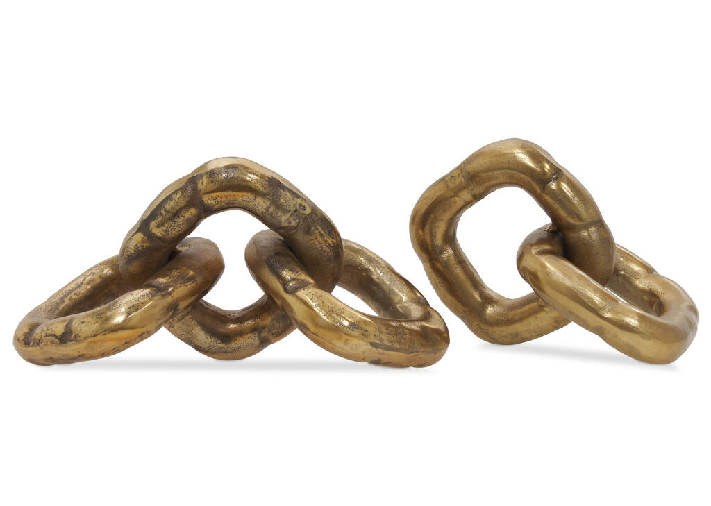 Ganon 2 Links Decor Antique Brass