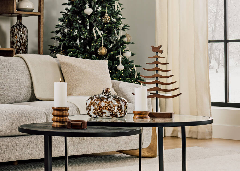 Ensemble de sous-verres Tenly cognac