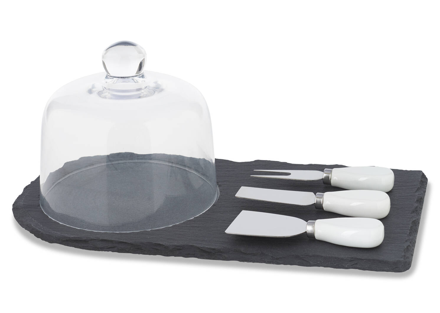 Boca Cheese Set with Glass Dome