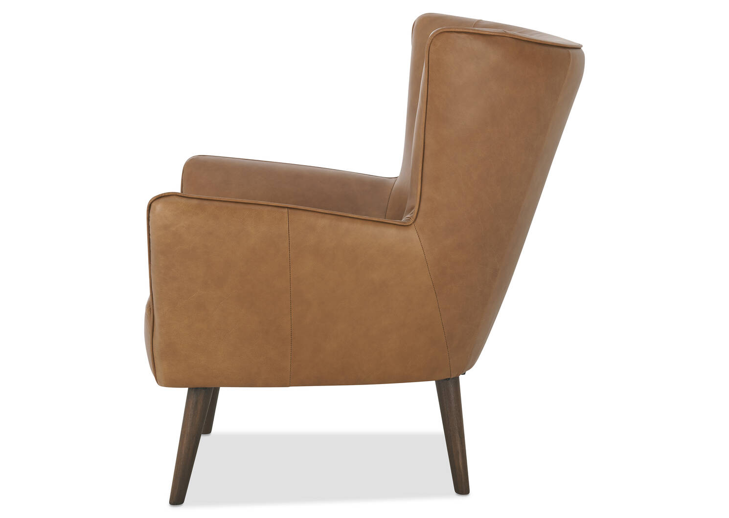 Fauteuil cuir Diablo -Harrod brun clair