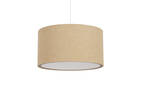 Lampe suspendue tambour Camila naturelle