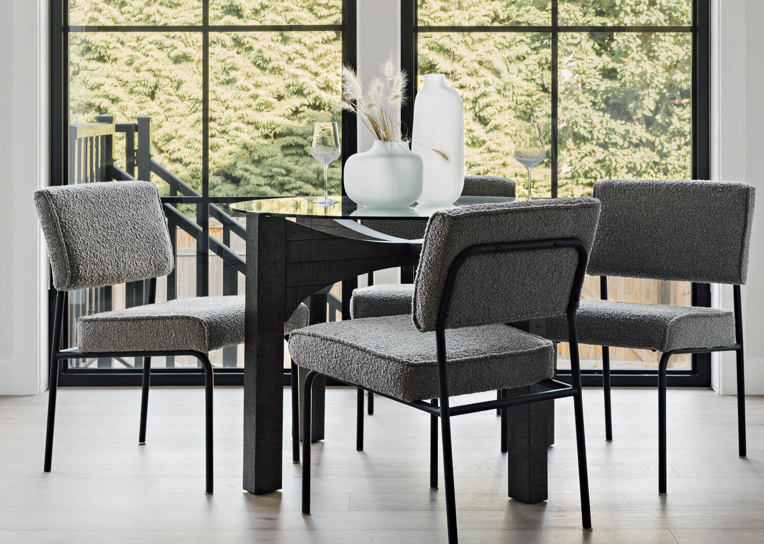 Auckland Dining Table -Kendal Charcoal
