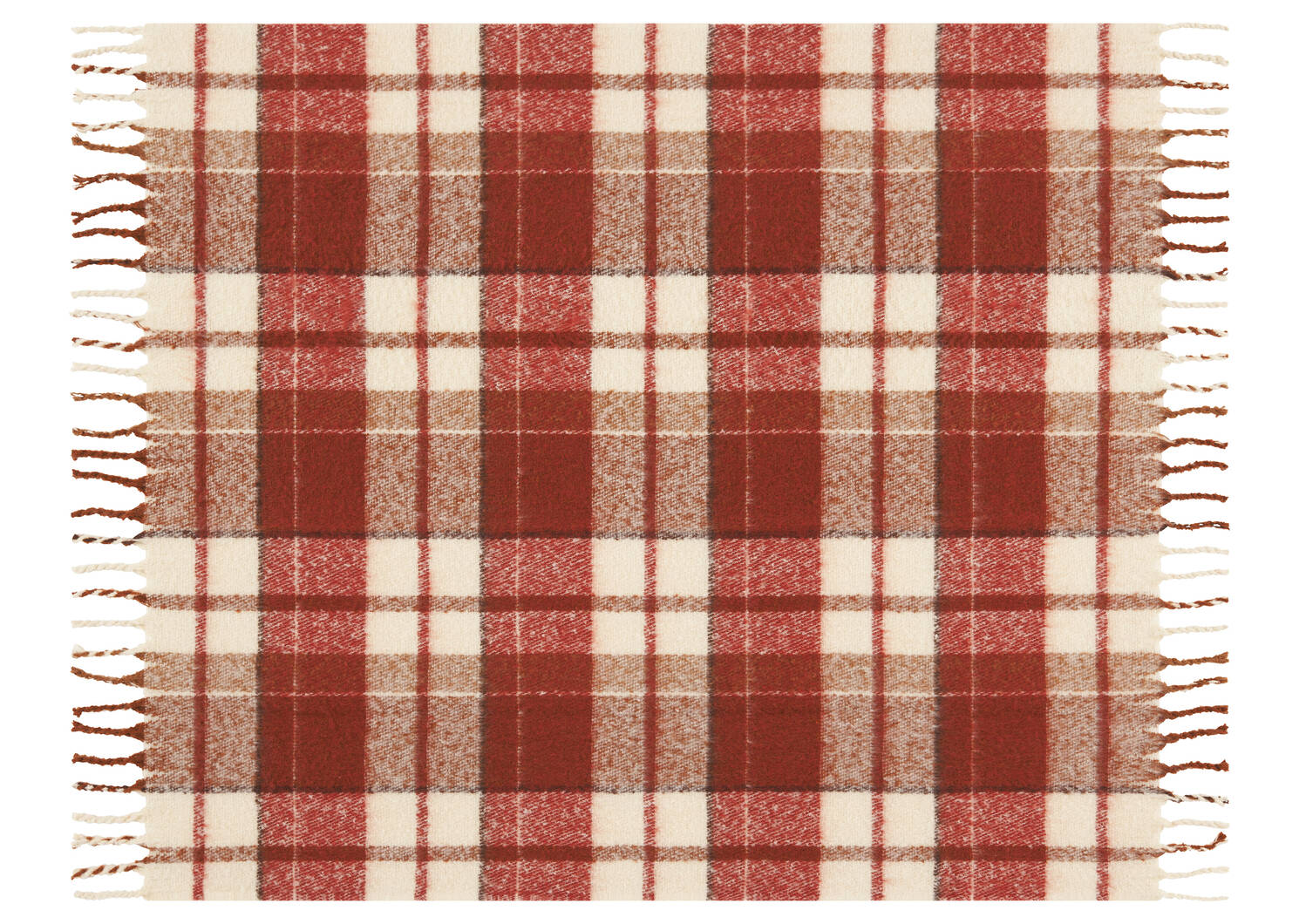 Kennedy Plaid Throw Multi