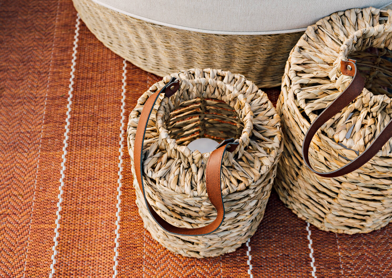 Nosara Outdoor Rug 79x115 Terracotta