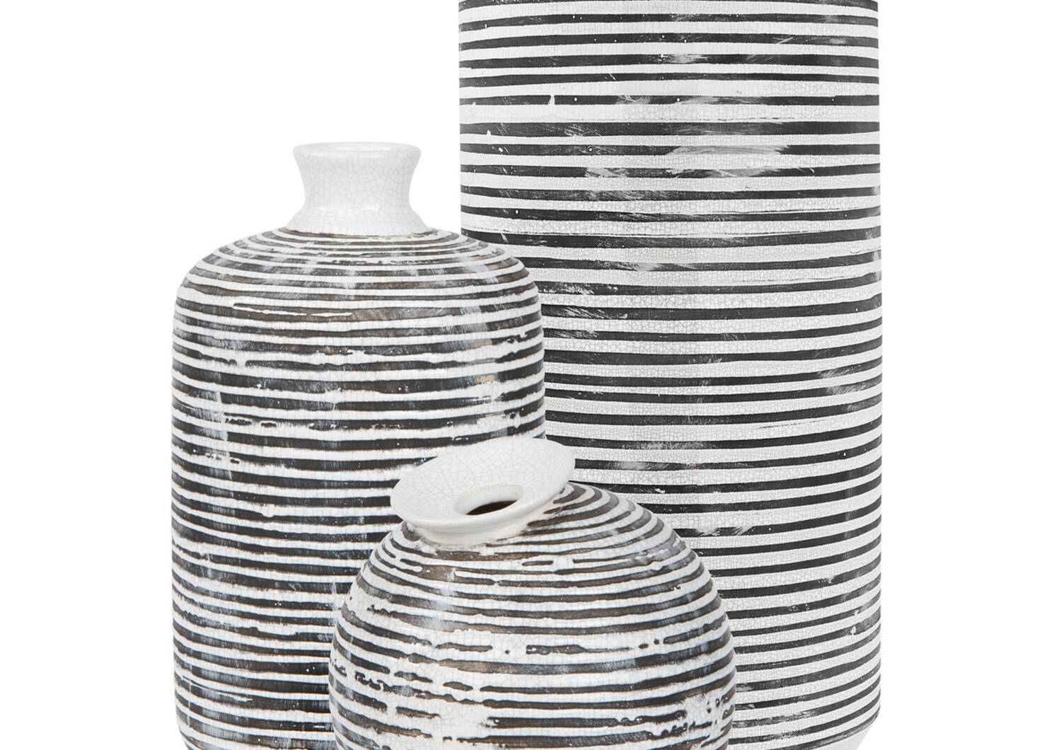 Maddy Vases - Black/White