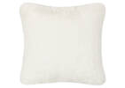 Cate Faux Fur Pillow 20x20 Ivory