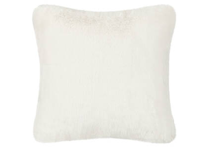 Coussin f. fourrure Cate 20x20 ivoire