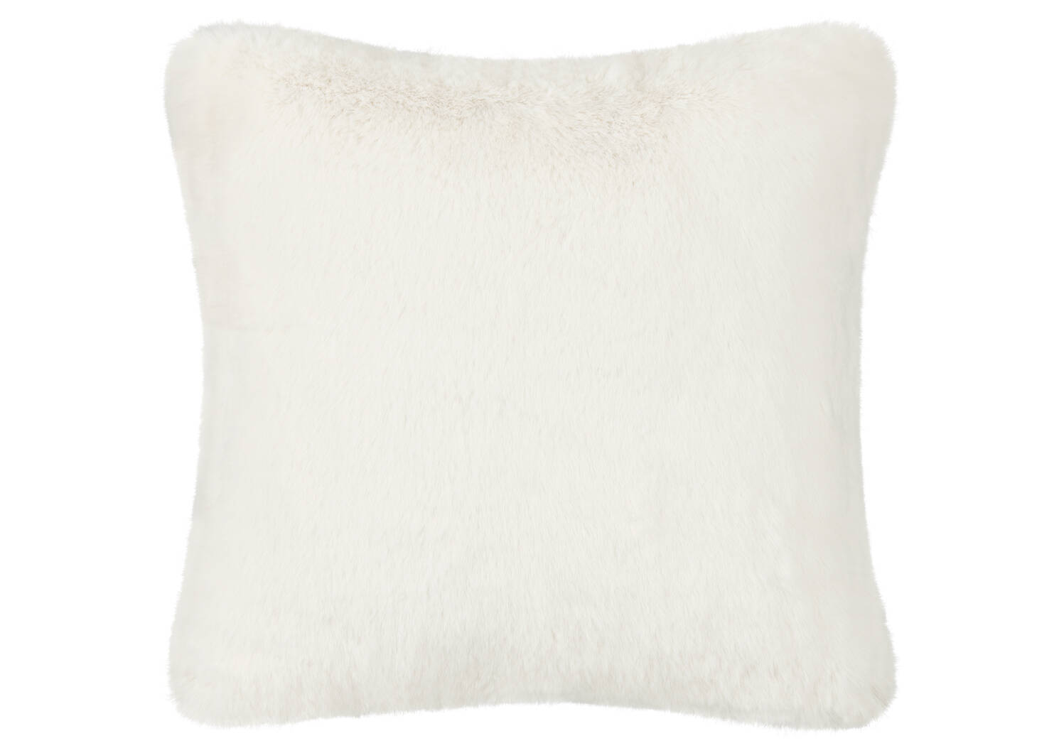 Cate Faux Fur Pillow 20x20 Ivory