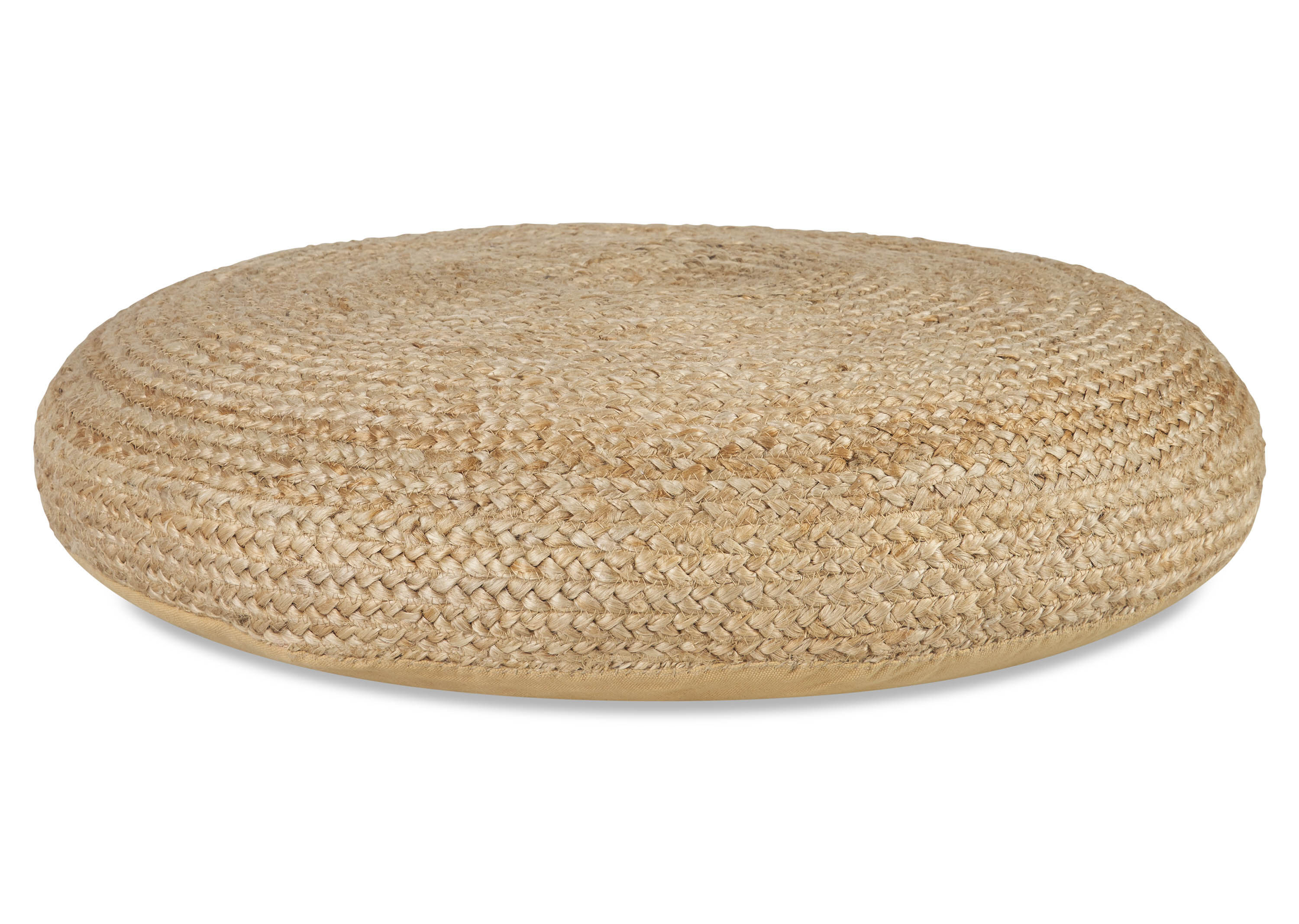 Delgado Round Jute Floor Cushion
