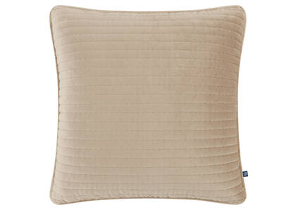 Bacall Velvet Pillow 24x24 Champagne