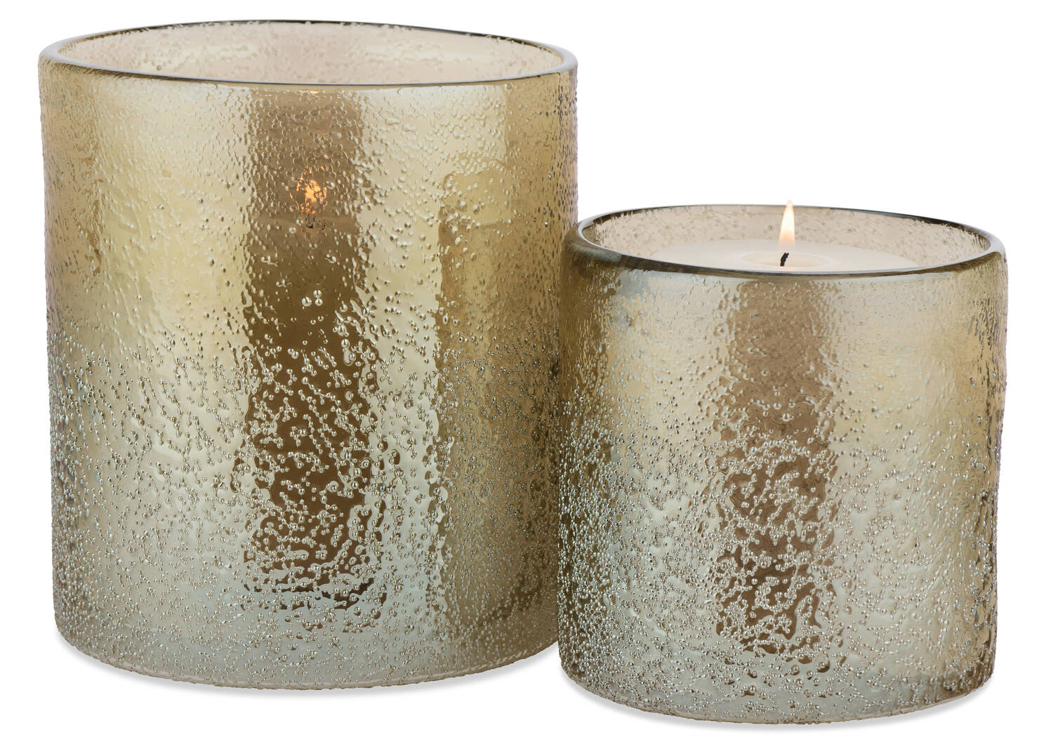 Grand porte-bougie Marta boisé