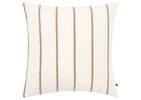 Avena Striped Pillow 20x20 Ivory/Caramel