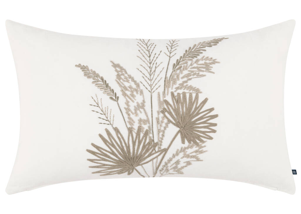 Coussin Isora 14x24 ivoire/multi