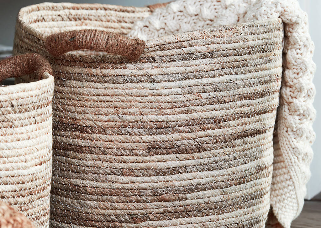 Grand panier Isidora herbiers marins