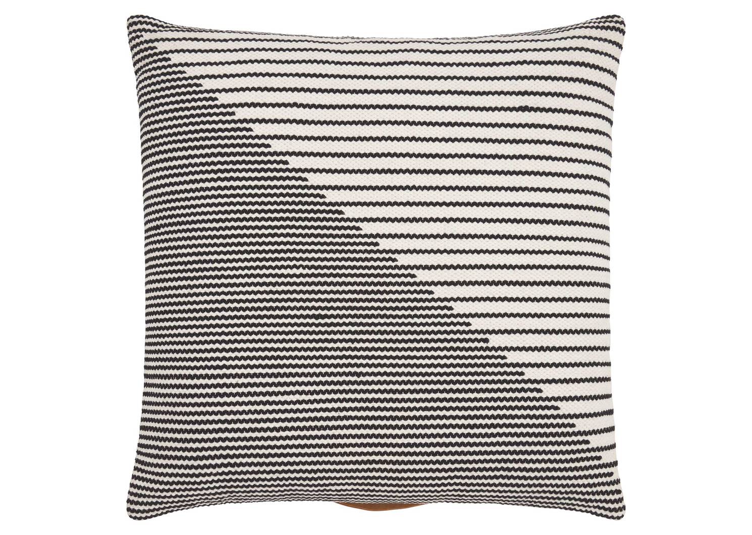 Bouvier Floor Cushion Black/White
