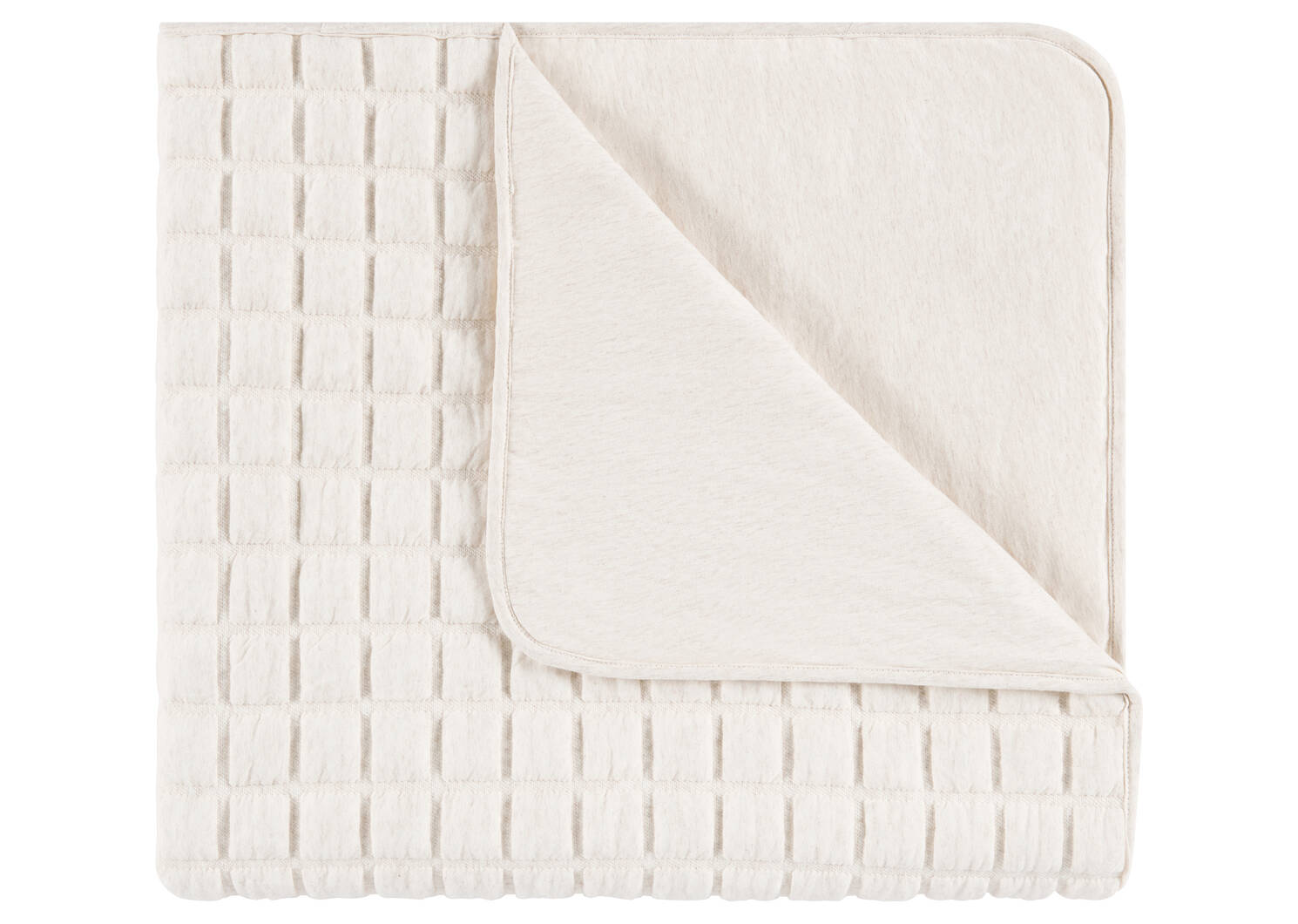 Lassen Cotton Bed Throw Oatmeal