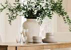 Petit vase Carmina blanc