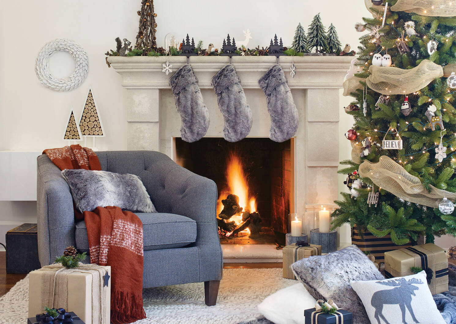 Tulle jute Kringle naturel
