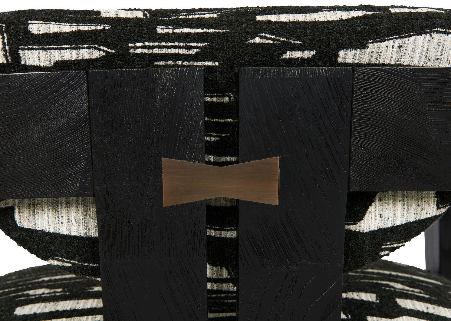 Fauteuil Aly Velji -noir/abstrait