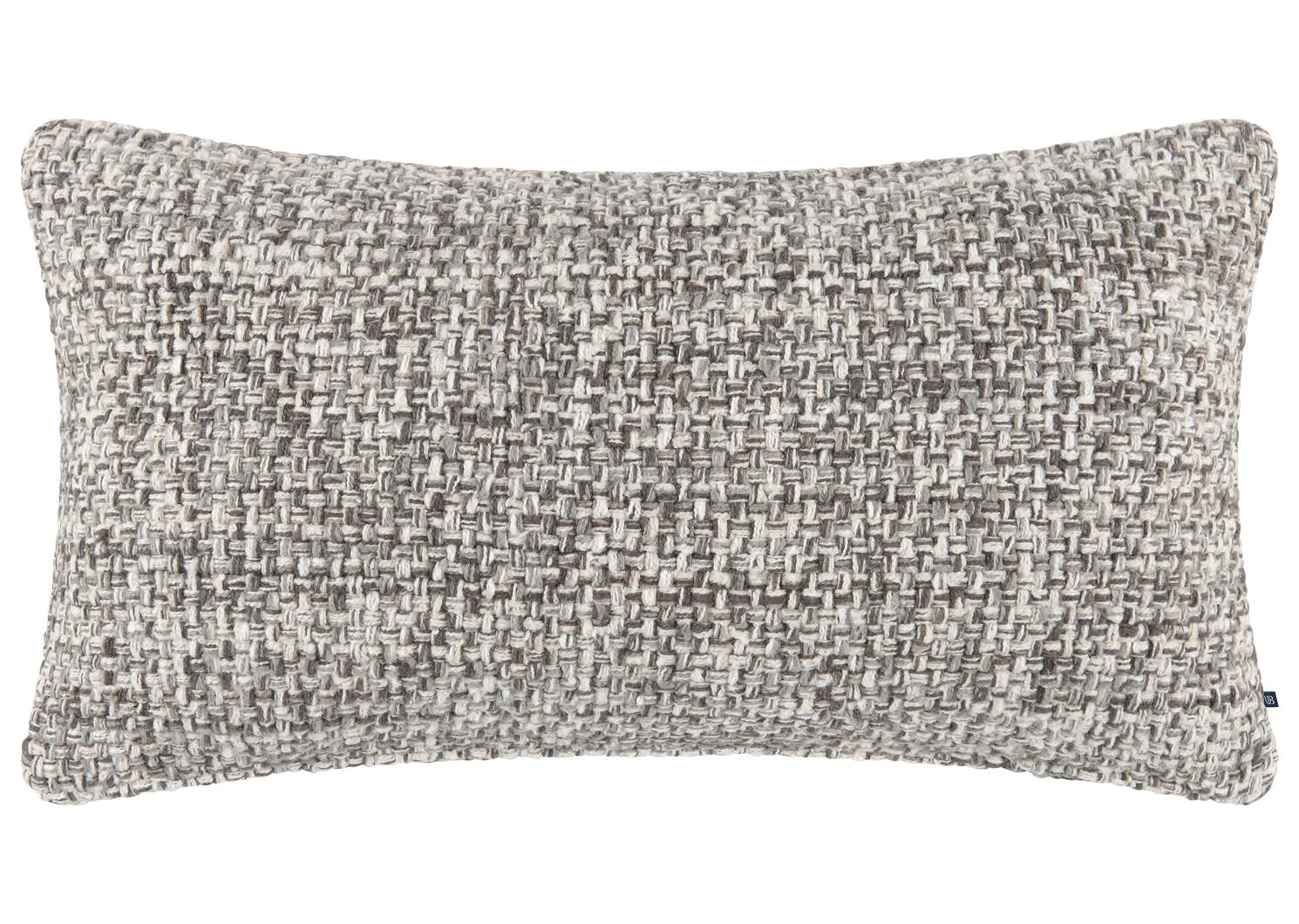 Hayes Boucle Pillow 12x22 Ivory/Grey