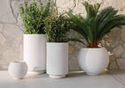 Reyes Outdoor Planters White