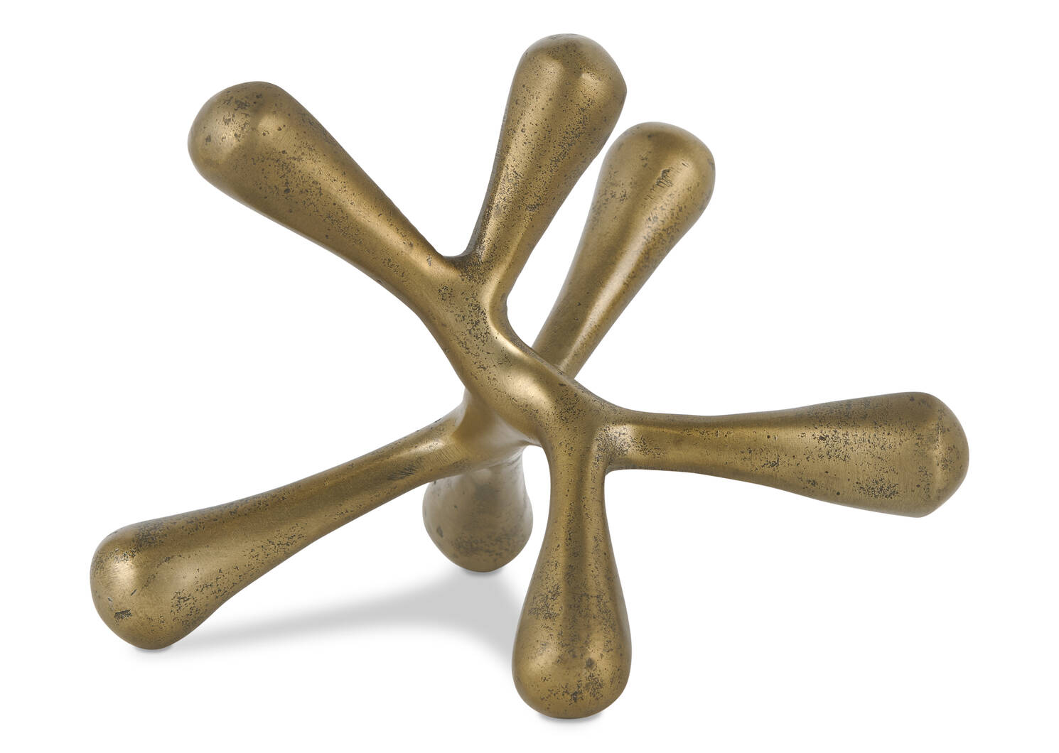 Ozzy Object Small Antiqued Brass