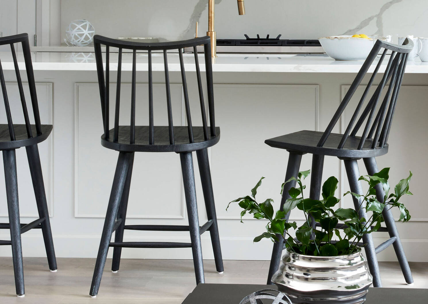 Hershel Counter Stool Black Urban Barn