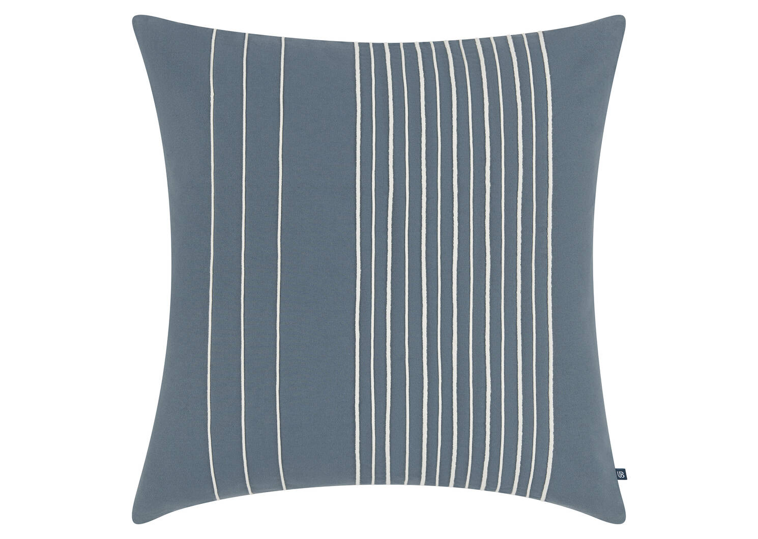 Henri Cotton Pillow 20x20 Sea Blue Urban Barn