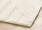 Tapis en laine Barrett 60x96 ivoire