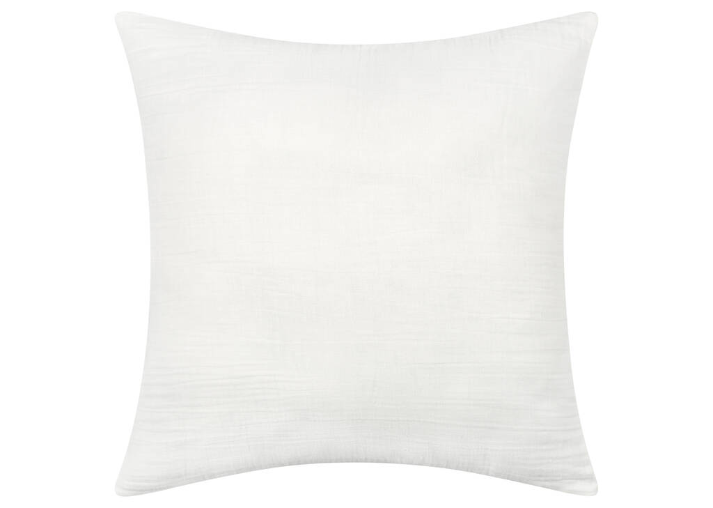 Coussin en coton Lola 24x24 ivoire