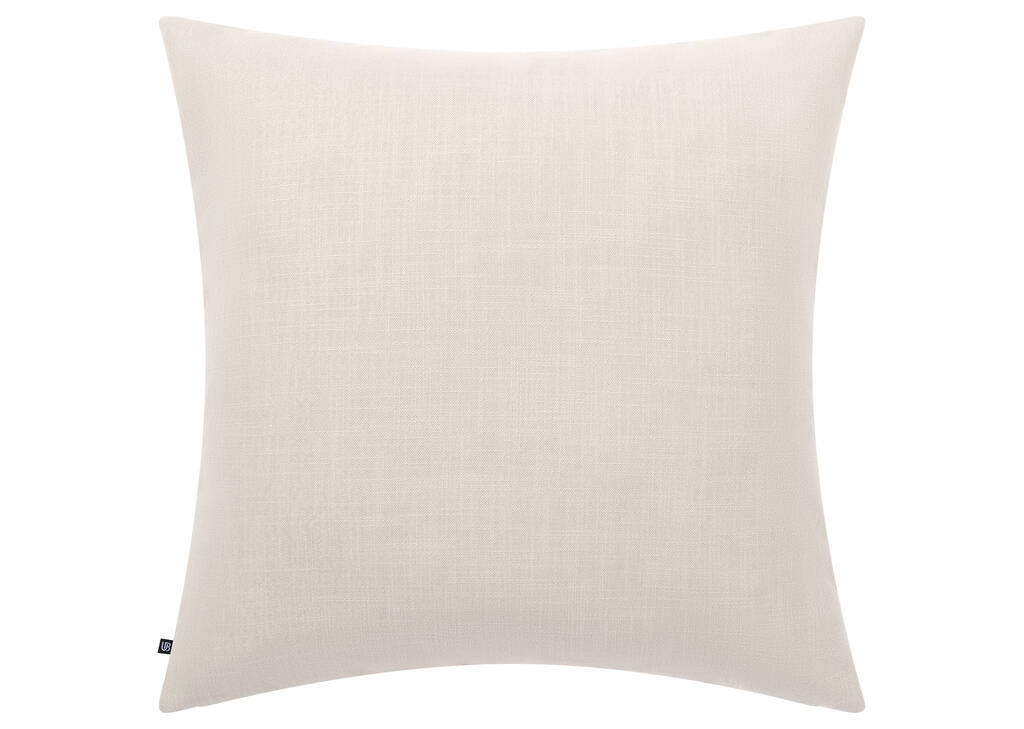 Coussin Aylin 20x20 brun clair/noir
