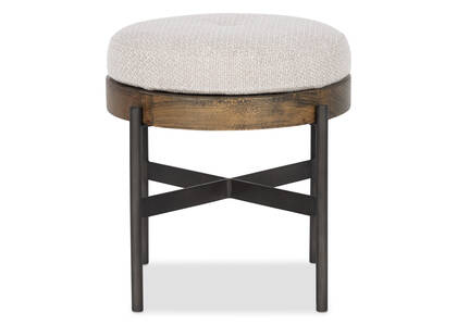 Claremont Ottoman 18" -Wyn Snow