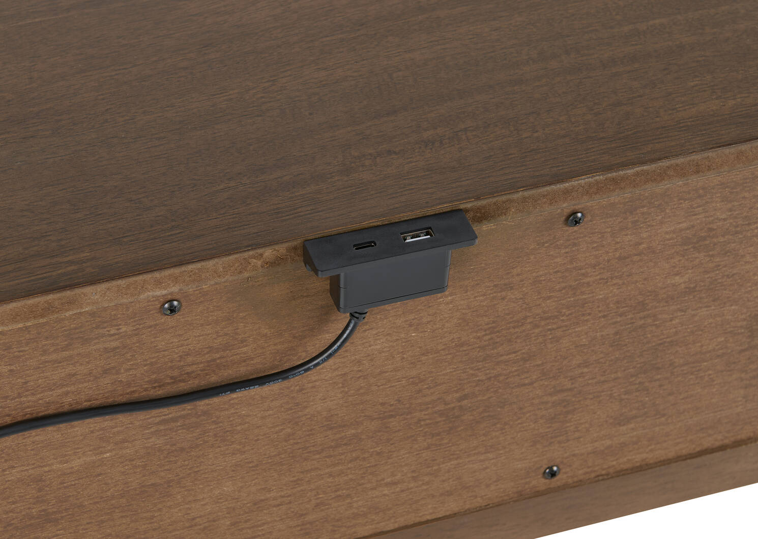 Sylvie 1 Drawer Nightstand -Idris Amber