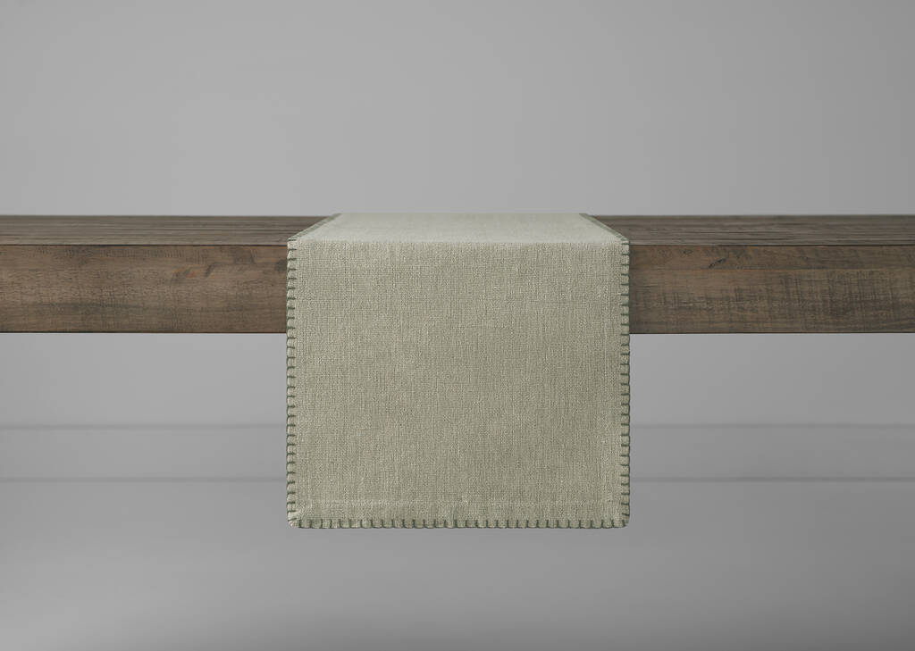Aria Table Runner Green