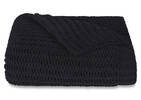 Cavendish Chenille Throw Black