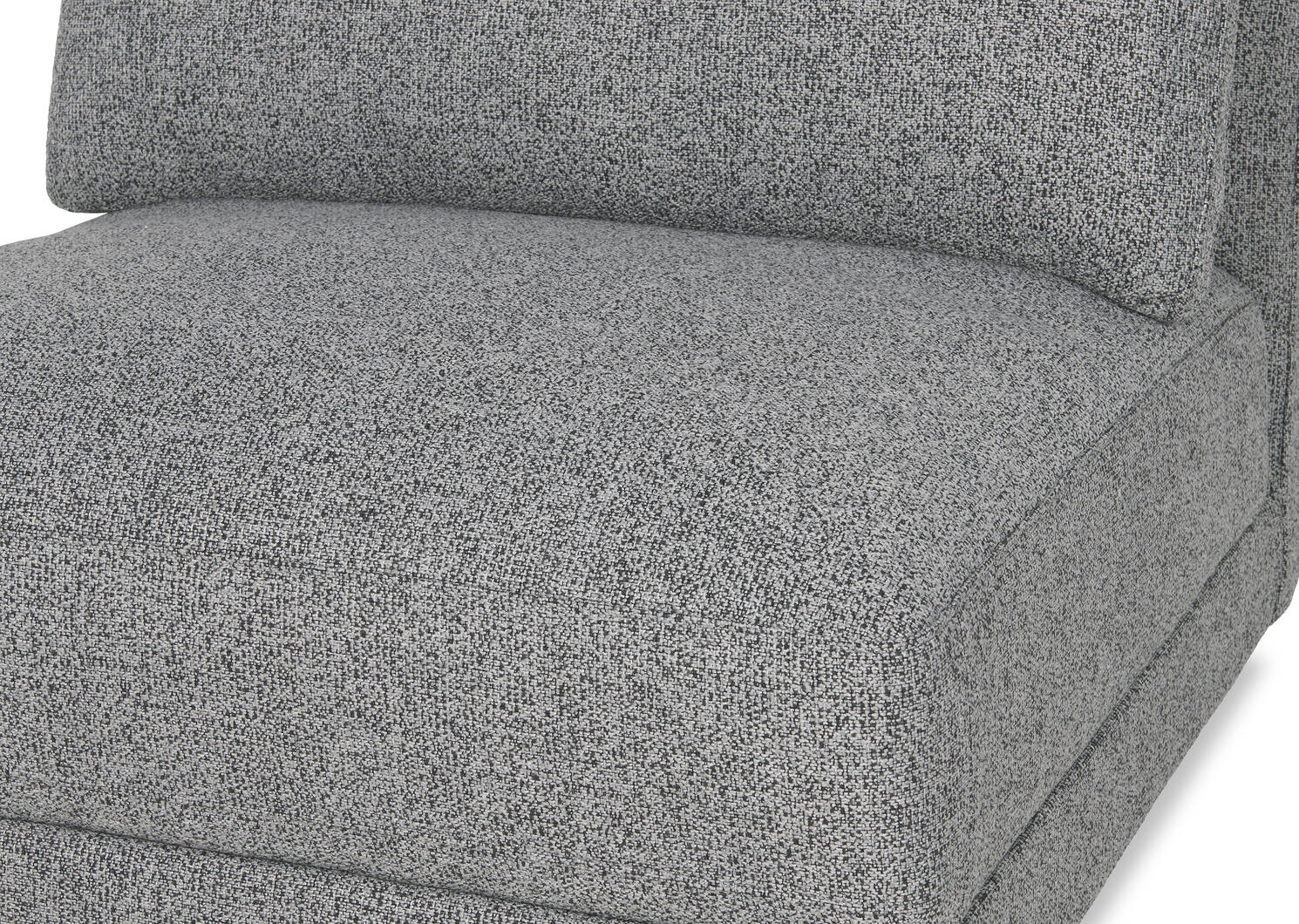 Mila Armless Chair Module -Sela Iron